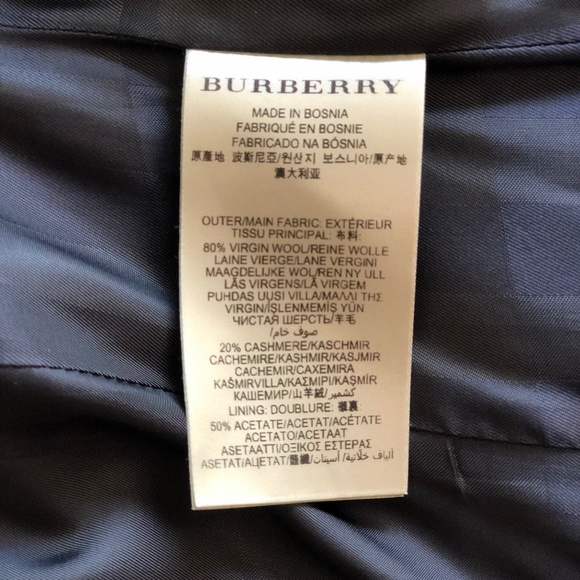 Burberry Wool and Cashmere Double-Breasted Coat - Picture 8 of 9